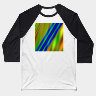 red blue green abstract texture background pattern Baseball T-Shirt